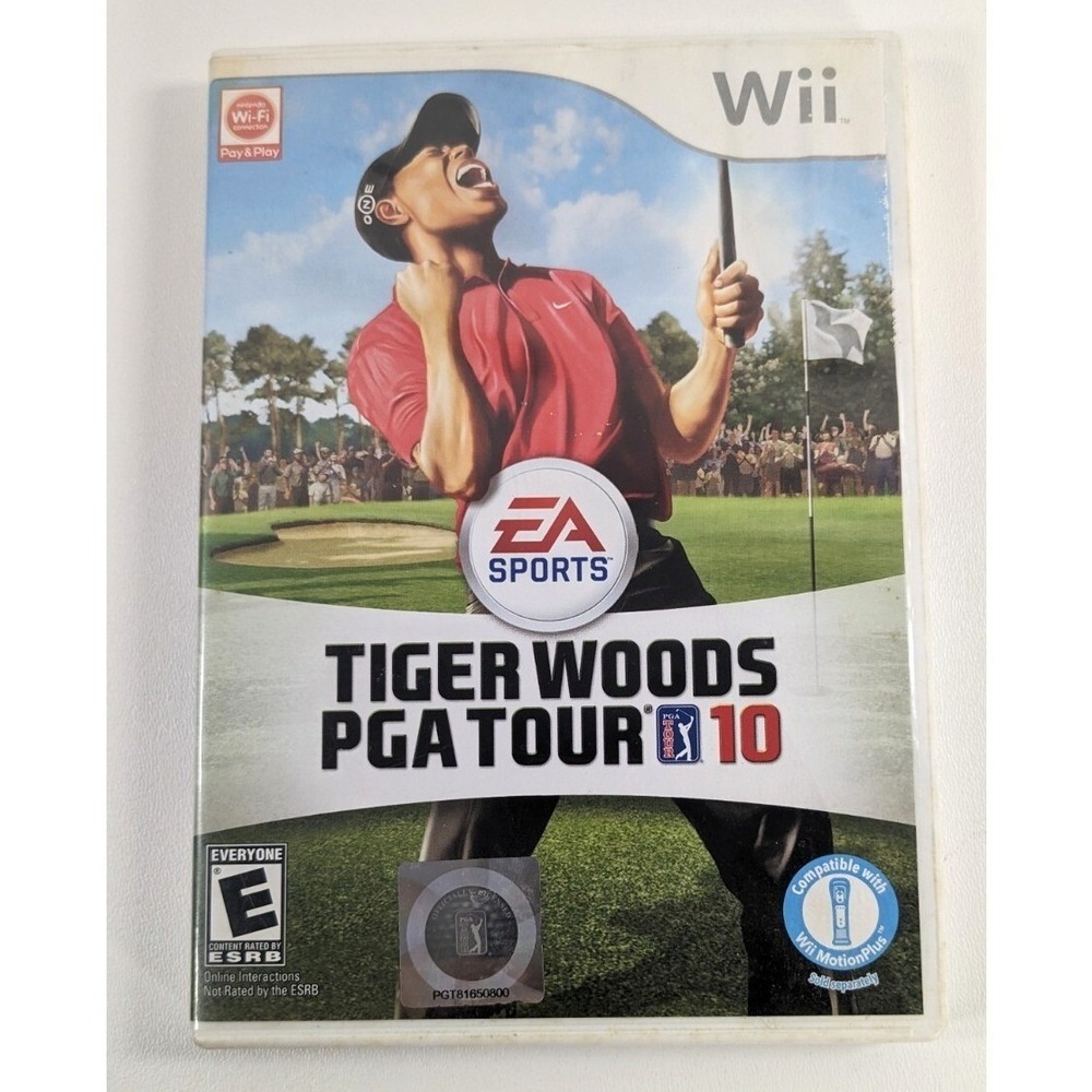 Tiger Woods PGA Tour 10 Nintendo Wii Game CIB EA Sports Golf RVL P R9OE
